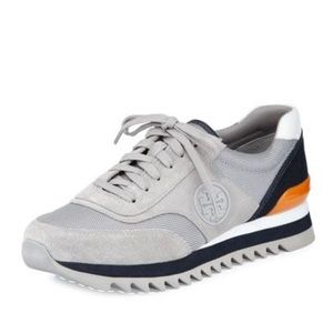 TORY BURCH LOGO TRAINER SNEAKER